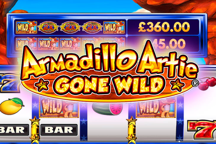 Armadillo Artie Gone Wild - DWG slot at Megafaraon Casino Casino
