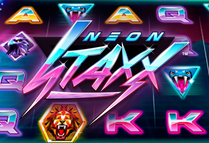 Neon Staxx - NetEnt slot at Megafaraon Casino Casino