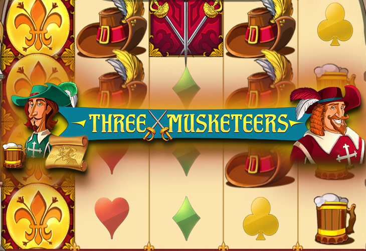 Three Musketeers - Red Tiger Gaming slot at Megafaraon Casino Casino