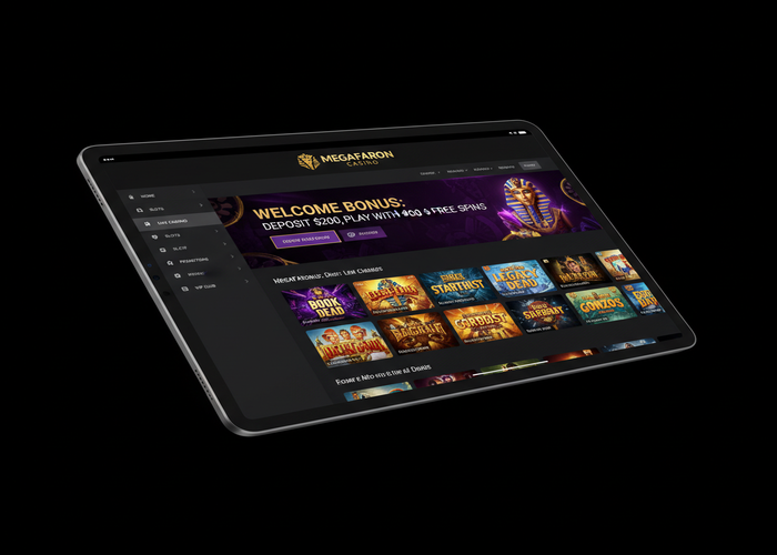 Megafaraon Casino Casino en tableta